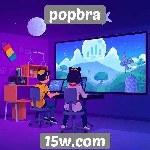 Novidades de jogos em Popbra atraem novos usuários