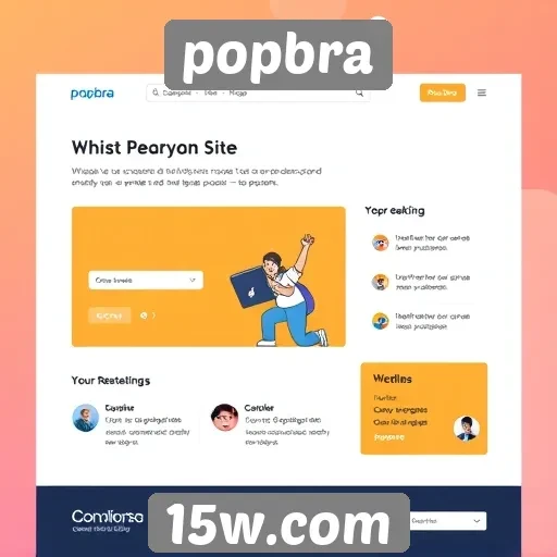 Experiência de usuário no site Popbra